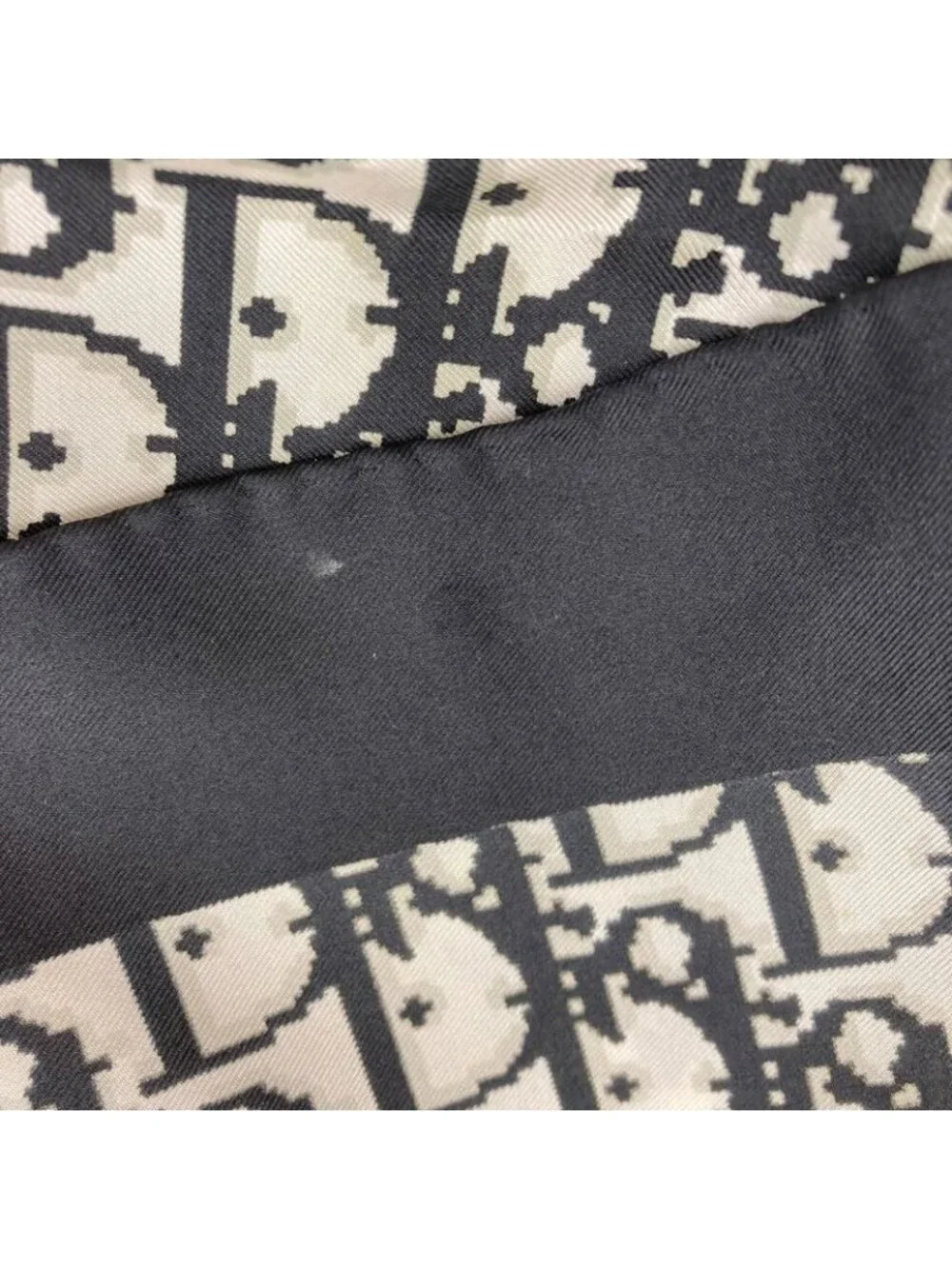 ★SOLD★ Dior Trotter Pattern Scarf Silk - Picture 8 of 11